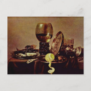 Stilleben., Von Heda, Willem Claesz. Postkarte