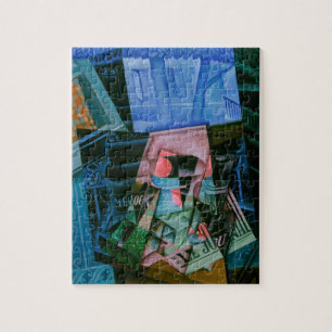 Stilleben vor einem offenen Fenster von Juan Gris Puzzle