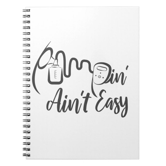 Stillen & Pumpen T-Shirts & Bekleidung Notizblock (Vorderseite)