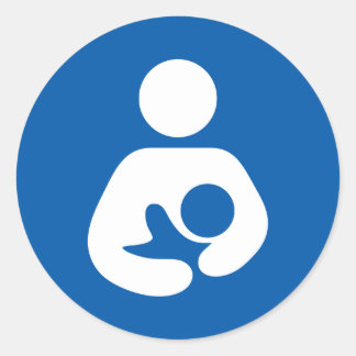 Stillen Runder Aufkleber