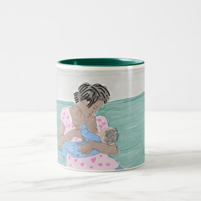 Stillen Zweifarbige Tasse (Mittel)