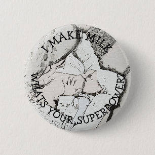 Stillender Spaß-Knopf Button