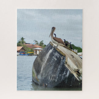 Stiller Beobachter am Rio Dulce Puzzle