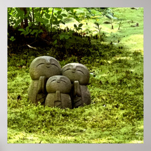Stiller Durchgang — Japanische Wabi-Sabi-Harmonie- Poster