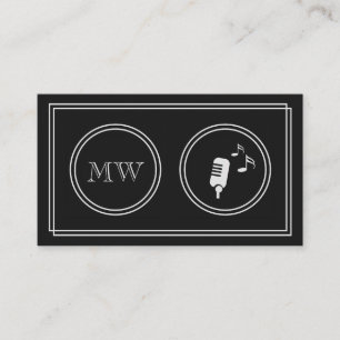 "Stiller Film-" berufliche Sänger-Geschäfts-Karten Visitenkarte