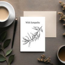 Stiller Hain – Botanische Beileidskarte