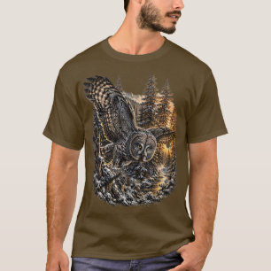 Stiller Jäger – Vintage Große Graueiche Wildnis T-Shirt