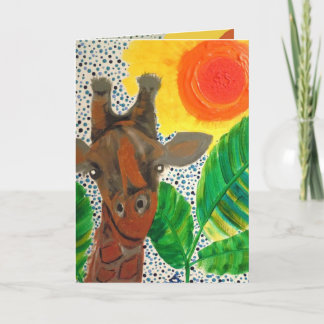 Stiller König des bushveld Dankeskarte