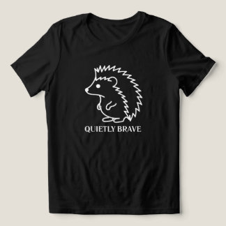 Stiller Mutiger Igel Tri-Blend Shirt