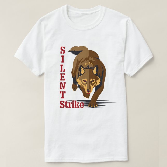 Stiller Schlag – Wolf Precision Power Tee (Design vorne)