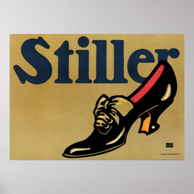 STILLER SHOES Deutsch Sachplakat Lucien Bernhardt Poster (Vorne)