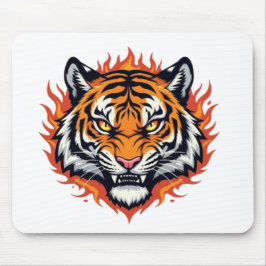 Stiller Tiger – Präzision und Kraft Mousepad