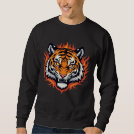 Stiller Tiger – Präzision und Kraft Sweatshirt