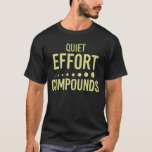 Stilles Bemühen ergibt Motivation Zitat Design