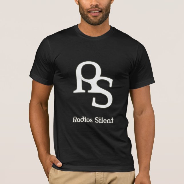 Stilles Logot-stück der Radios T-Shirt (Vorderseite)