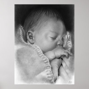 Stilles Nachtplakat Poster