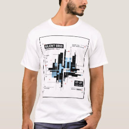 Stilles Raster | Taktisches Minimal-Tech-Raster-St T-Shirt