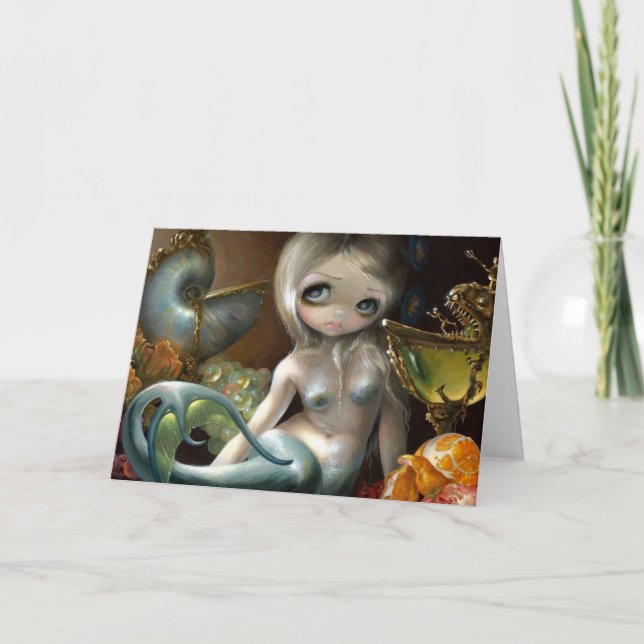 "Stilleven II:  Zeemeermin" Gruß-Karte Karte (Vorderseite)