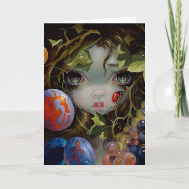 "Stilleven VIII: Lieveheersbeestje" Gruß-Karte Karte (Vorderseite)