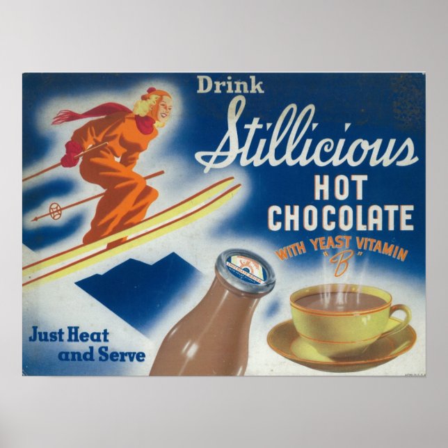 Stillicious Hot Chocolate Poster (Vorne)