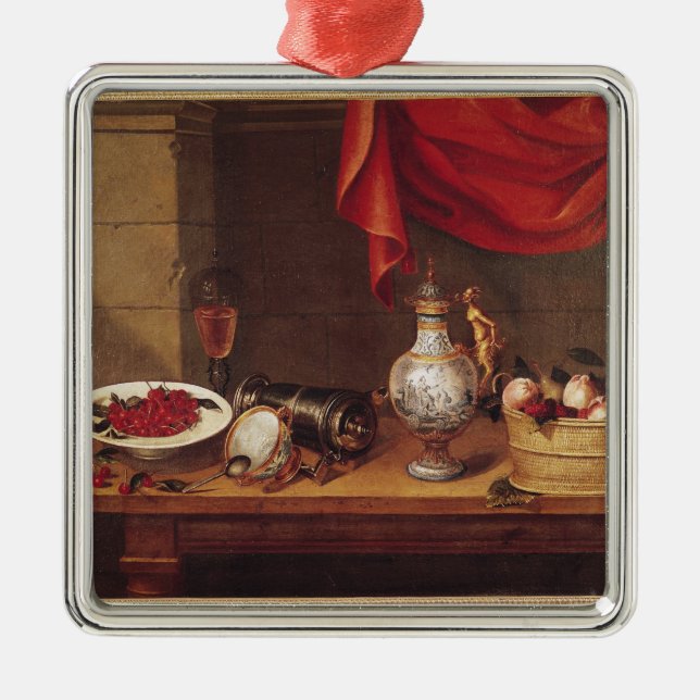 Stillleben, 1653 ornament aus metall (Vorne)