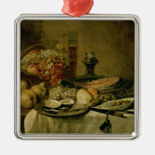 Stillleben 2 silbernes ornament