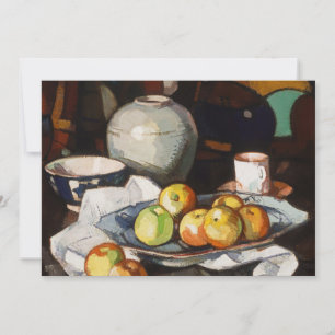 Stillleben, Äpfel und Jar Samuel John Peploe