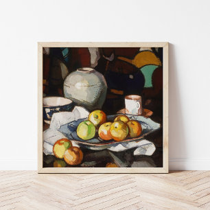 Stillleben, Äpfel und Jar   Samuel John Peploe Poster