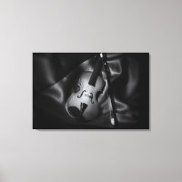 Stillleben b&W-Bild einer Geige