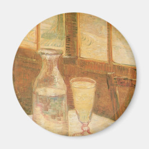 Stillleben bei Absinthe von Vincent van Gogh Magnet