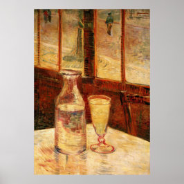 Stillleben bei Absinthe von Vincent van Gogh Poster