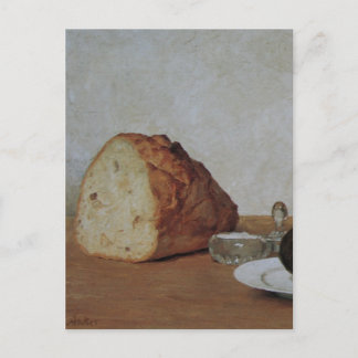 Stillleben Bier und Radieschen - Albert Anker Postkarte