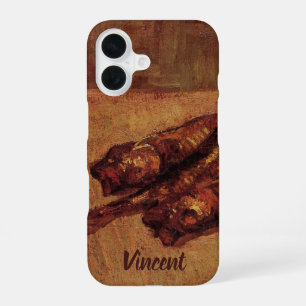 Stillleben Bloaters und Knoblauch von Vincent van iPhone 16 Hülle