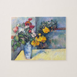Stillleben Blume in einer Vase von Paul Cezanne Puzzle