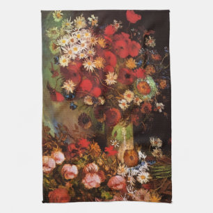 Stillleben Blume in einer Vase von Vincent van Gog Geschirrtuch