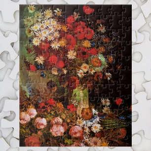 Stillleben Blume in einer Vase von Vincent van Gog Puzzle