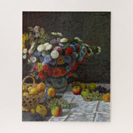 Stillleben Blume und Obst Claude Monet 1869 Puzzle