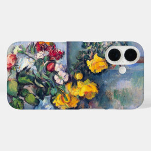 Stillleben Blumen in einer Vase von Paul Cezanne iPhone 16 Hülle