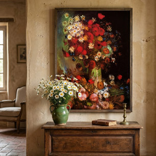 Stillleben Blumen in einer Vase von Vincent van Go Poster