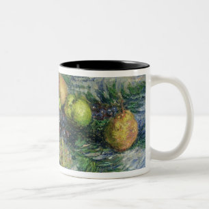 Stillleben Claude Monets mit Birnen und Trauben Zweifarbige Tasse