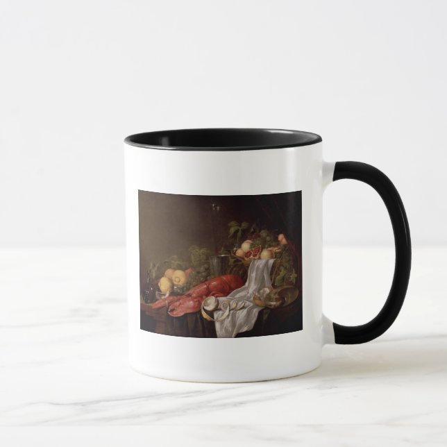 Stillleben der Frucht und des Hummers Tasse (Rechts)