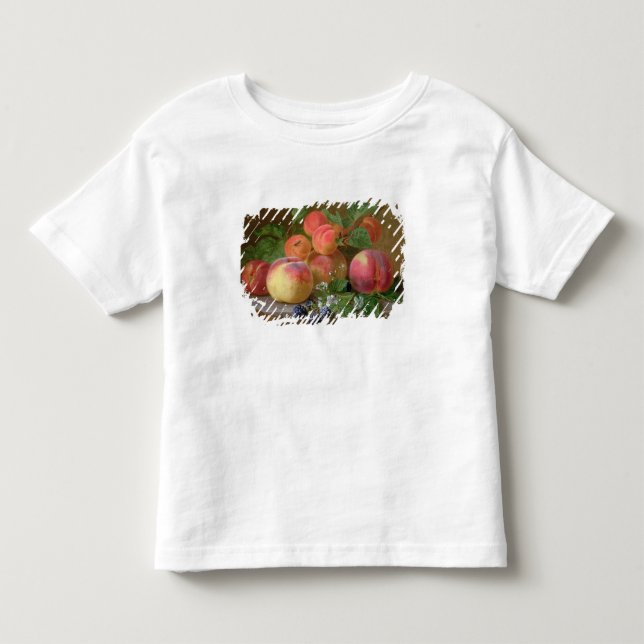 Stillleben der Pfirsiche Kleinkind T-shirt (Vorderseite)
