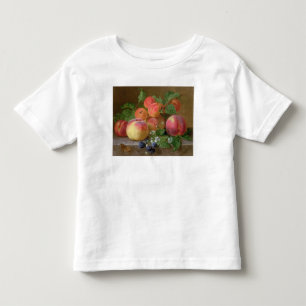 Stillleben der Pfirsiche Kleinkind T-shirt