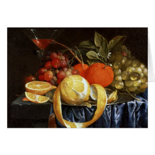 Stillleben der Trauben, der Orangen und der