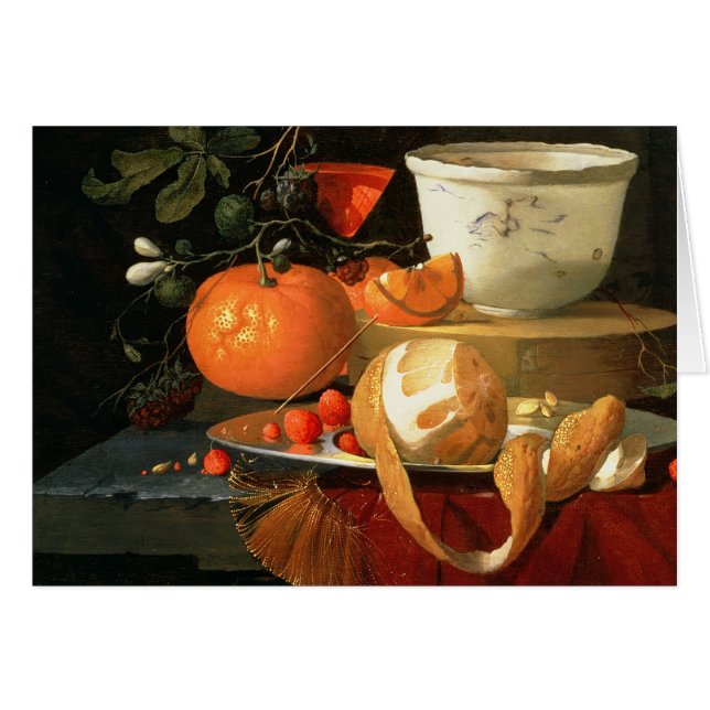 Stillleben einer Orange (Vorderseite (Horizontal))