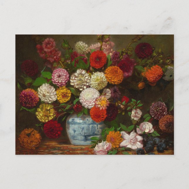 Stillleben | Eugène Delacroix Postkarte (Vorderseite)