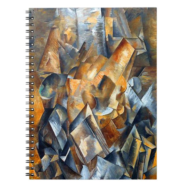 Stillleben Georges Braque mit Taktmesser Notizblock (Vorderseite)