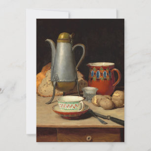 Stillleben, Kaffee und Kartoffeln   Albert Anker