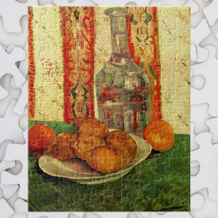 Stillleben-Karaffe und Zitronen von Vincent van Go Puzzle