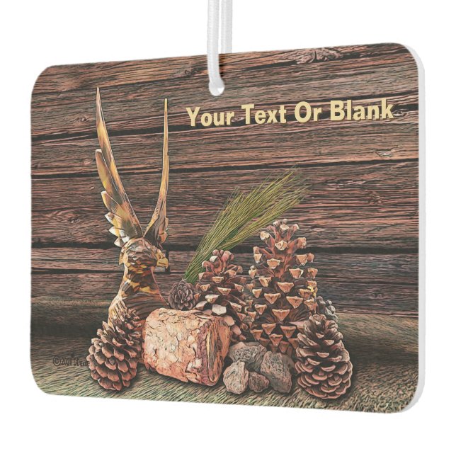 Stillleben mit Adler Autolufterfrischer (Links)